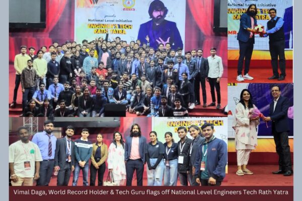 World record holder Vimal Daga flags off “Engineers Tech Rath Yatra”